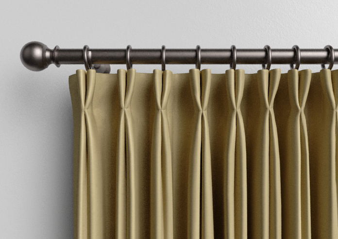 Shima Faux Silk, Latte - Made to Measure Curtains - Image 10